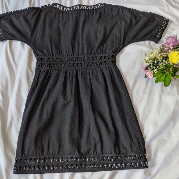 Black silk dress - Picture 5 of 8